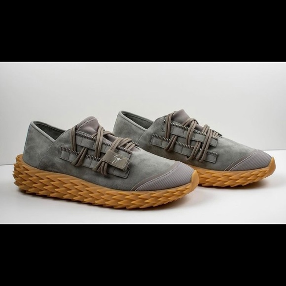 giuseppe zanotti BNIB textured sole suede lowtops - Picture 2 of 12